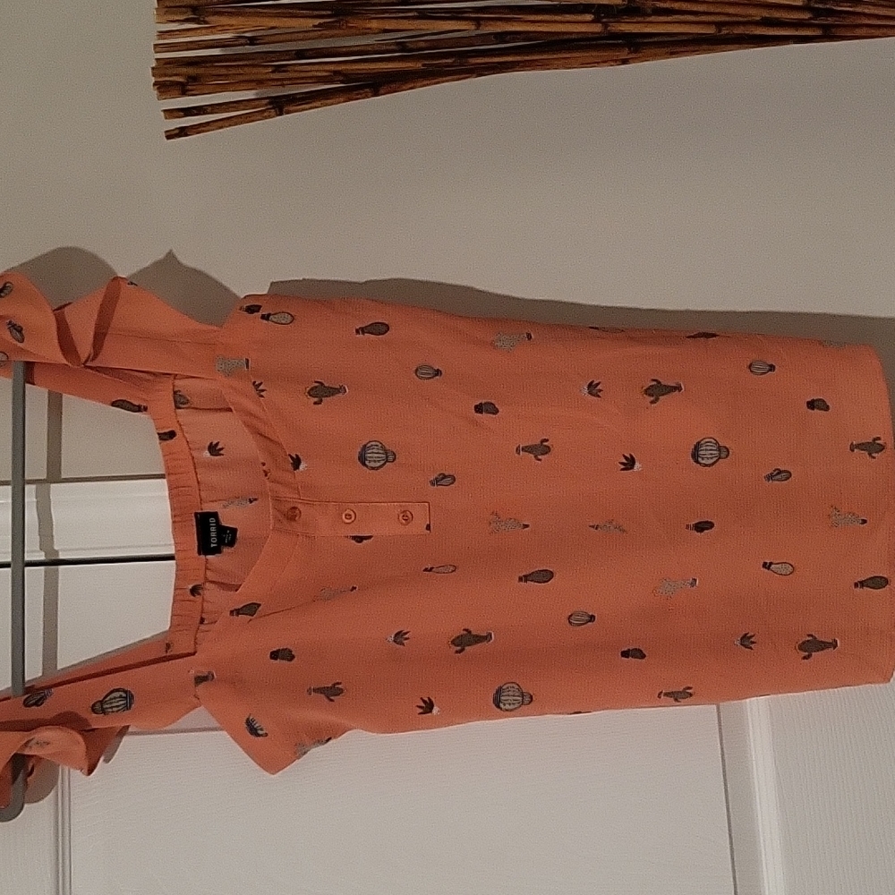 Torrid Ruffled Blouse.